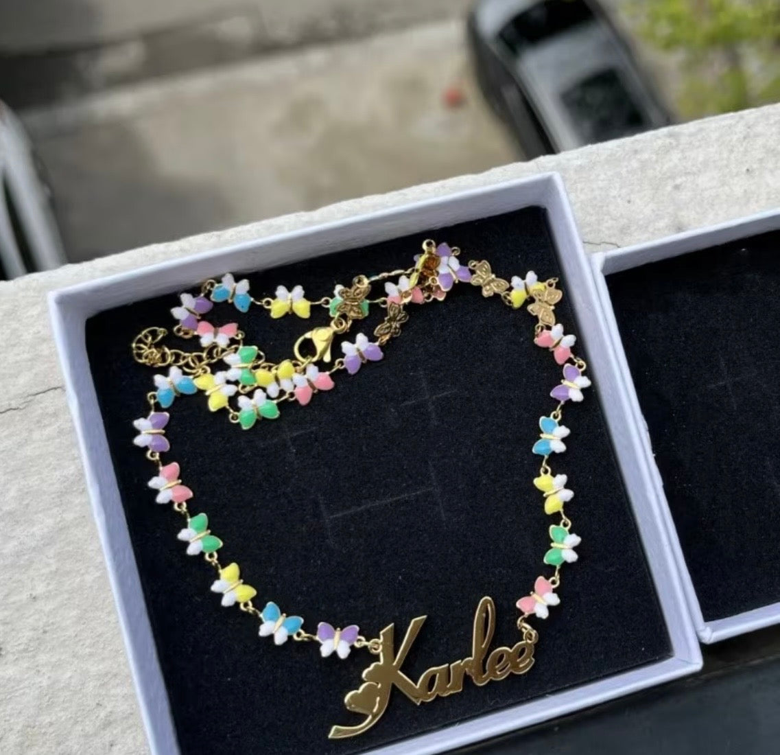 Enchanted Butterfly Custom Jewelry Set